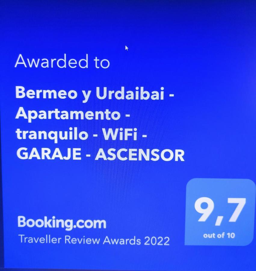Bermeo Y Urdaibai - Parking-Ascensor - Wifi - Tranquilo Apartment Exterior foto